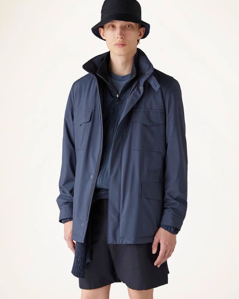 Loro Piana Loro Piana Blue Classic Traveller Jacket - dmc Size US M / EU 48-50 / 2 - 5 Thumbnail