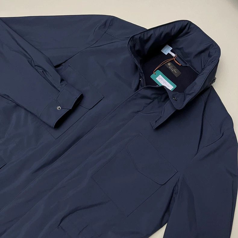 Loro Piana Loro Piana Blue Classic Traveller Jacket - dmc Size US M / EU 48-50 / 2 - 2 Thumbnail