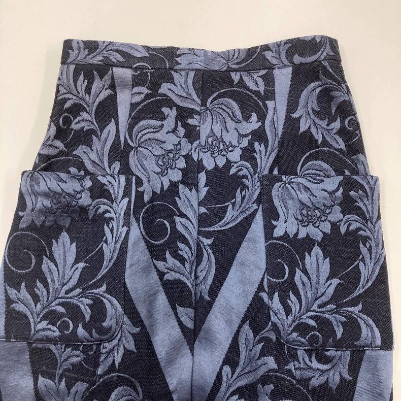 Comme des Garcons COMME des GARCONS Blue Vintage Pattern Skirt - dmc Size US 28 / EU 44 - 7 Thumbnail