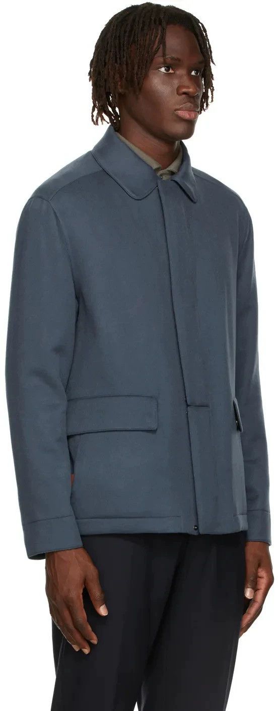 Loro Piana Loro Piana Blue Cashmere Horse Bomber Jacket - dmc Size US S / EU 44-46 / 1 - 6 Thumbnail