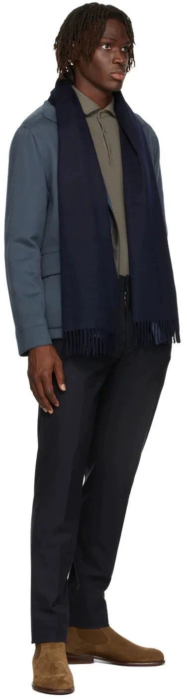Loro Piana Loro Piana Blue Cashmere Horse Bomber Jacket - dmc Size US S / EU 44-46 / 1 - 8 Thumbnail