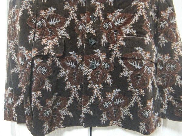 Comme des Garcons COMME des GARCONS Vintage Leaf Velvet Jacket - dmc Size US M / EU 48-50 / 2 - 4 Thumbnail