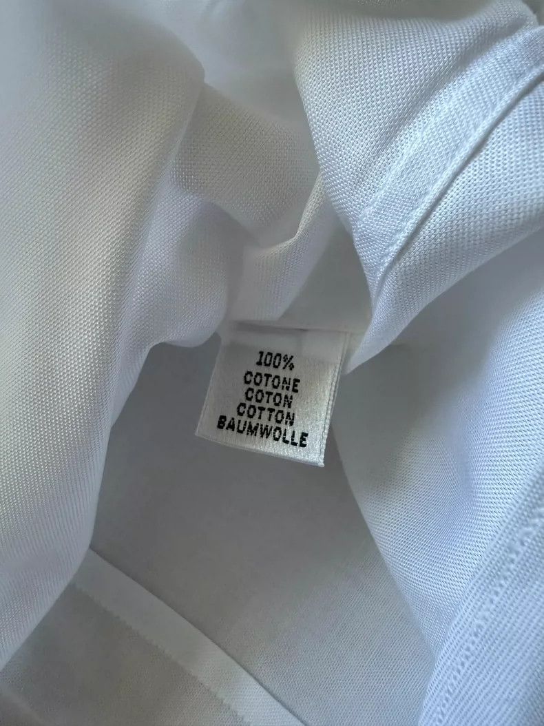 Loro Piana Loro Piana Men's Cotton White Shirt - dmc Size US M / EU 48-50 / 2 - 4 Thumbnail