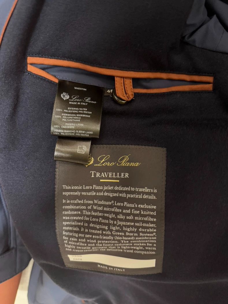 Loro Piana Loro Piana Men's Traveler Jacket - dmc Size US M / EU 48-50 / 2 - 6 Thumbnail