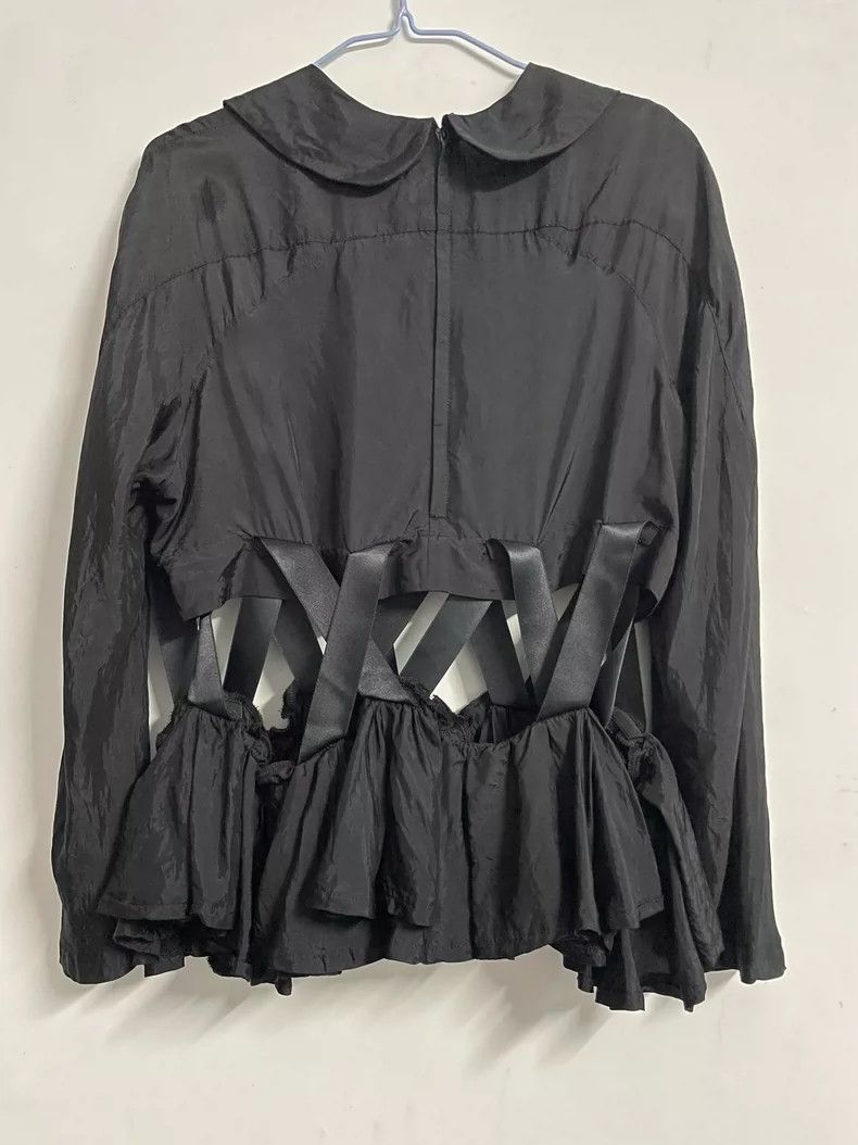 Comme des Garcons CDG Cut-Out Peter Pan Collar Top - dmc Size US M / EU 48-50 / 2 - 2 Thumbnail