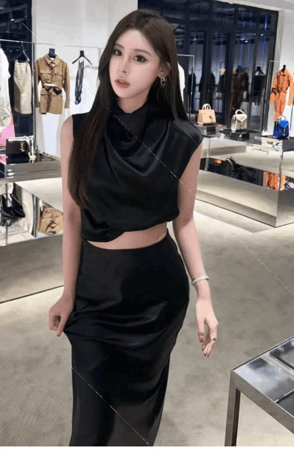 YSL Black Sleeveless Top - dmc