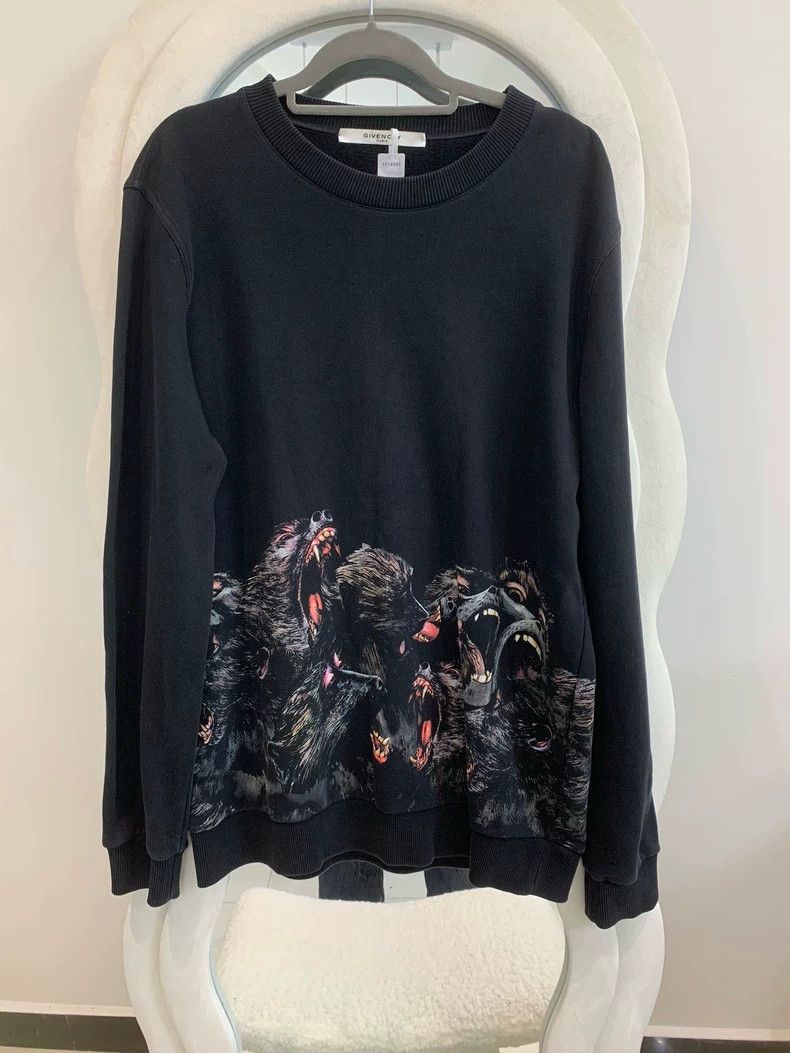 Givenchy Givenchy Black Monkey Print Sweatshirt - dmc Size US S / EU 44-46 / 1 - 2 Thumbnail