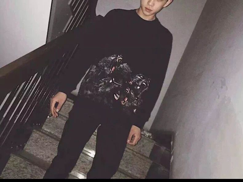 Givenchy Givenchy Black Monkey Print Sweatshirt - dmc Size US S / EU 44-46 / 1 - 7 Thumbnail