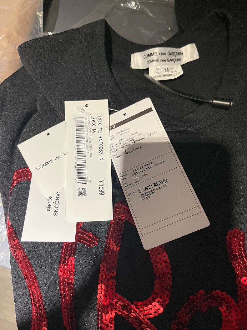 Comme des Garcons Comme des Garcons CDG Red Logo T-shirt - dmc Size US M / EU 48-50 / 2 - 4 Thumbnail