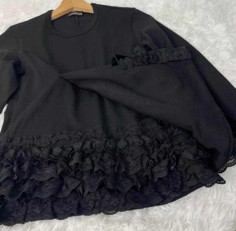 Comme des Garcons COMME des GARÇONS Tricot Lace Trim Top - dmc Size US M / EU 48-50 / 2 - 3 Thumbnail