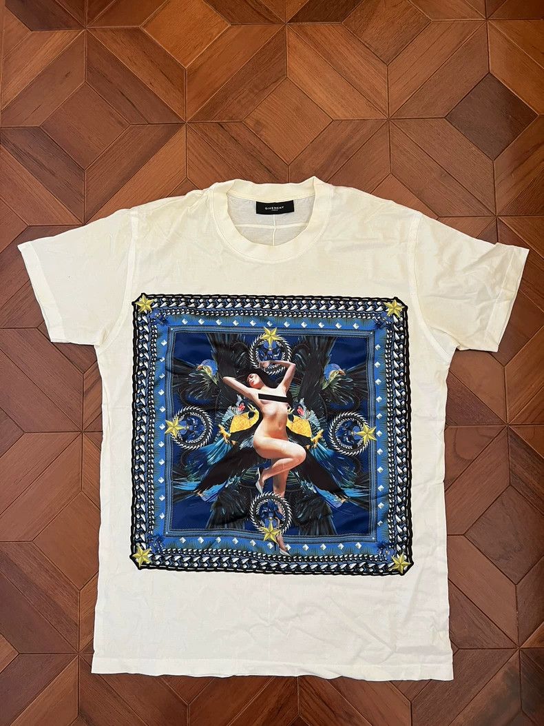 Givenchy Givenchy Nude Bird Oversized Short Sleeve Tee - dmc Size US XS / EU 42 / 0 - 5 Thumbnail