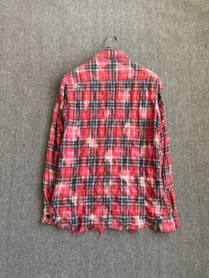 Saint Laurent Paris Saint Laurent Red Plaid Button-Up Shirt - dmc Size US S / EU 44-46 / 1 - 2 Thumbnail