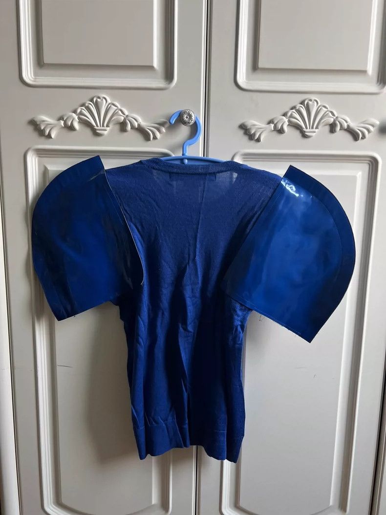 Junya Watanabe Junya Watanabe Blue Wing Short Sleeve Top - dmc Size US S / EU 44-46 / 1 - 4 Thumbnail