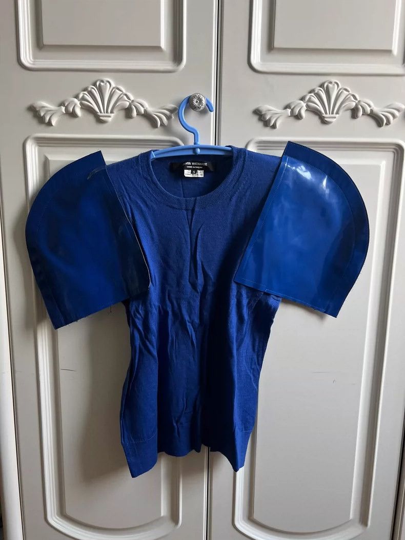 Junya Watanabe Junya Watanabe Blue Wing Short Sleeve Top - dmc Size US S / EU 44-46 / 1 - 2 Thumbnail