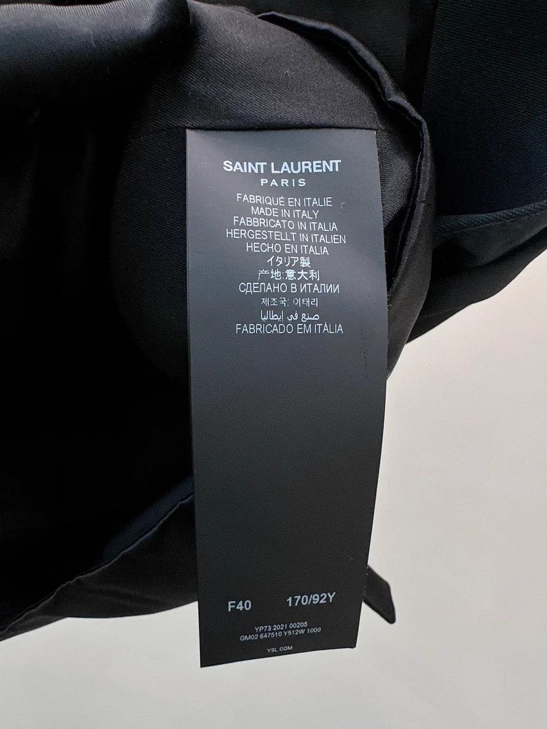 YSL Black Sleeveless Vest - dmc
