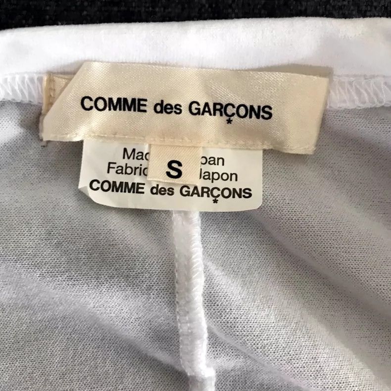 Comme des Garcons Comme des Garçons Asymmetric Panel White T-Shirt - dmc Size US S / EU 44-46 / 1 - 8 Thumbnail