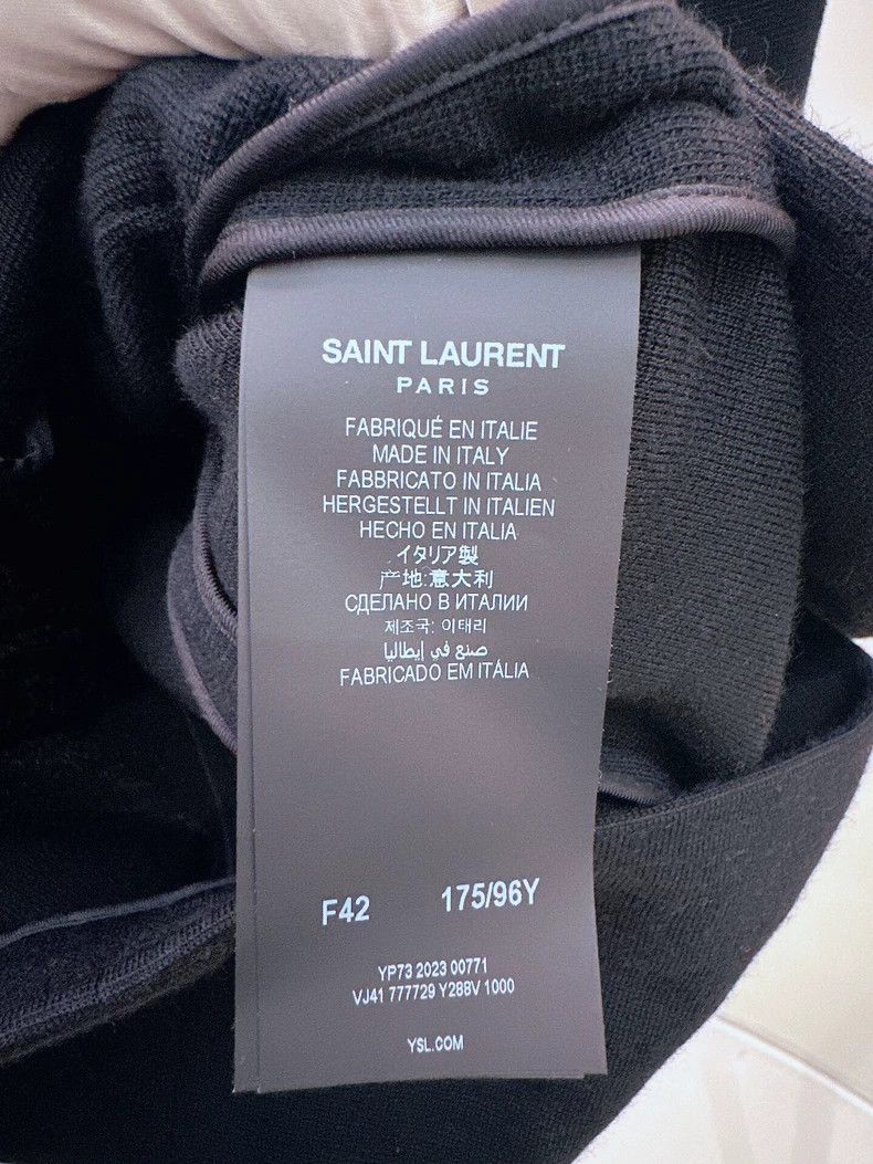 Yves Saint Laurent YSL Black Wool Blazer Coat - dmc Size US XXL / EU 58 / 5 - 4 Thumbnail