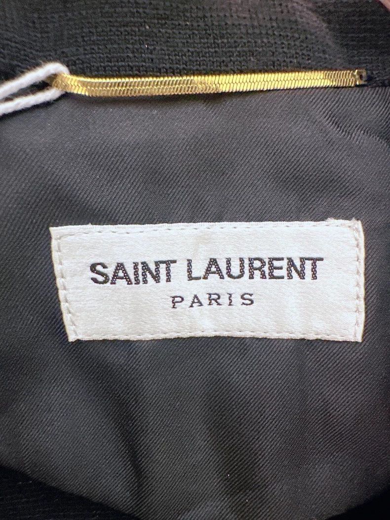 Yves Saint Laurent YSL Black Wool Blazer Coat - dmc Size US XXL / EU 58 / 5 - 3 Thumbnail