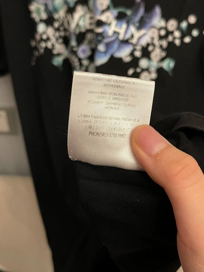 Givenchy Givenchy Floral Logo Short Sleeve T-Shirt - dmc Size US L / EU 52-54 / 3 - 4 Thumbnail