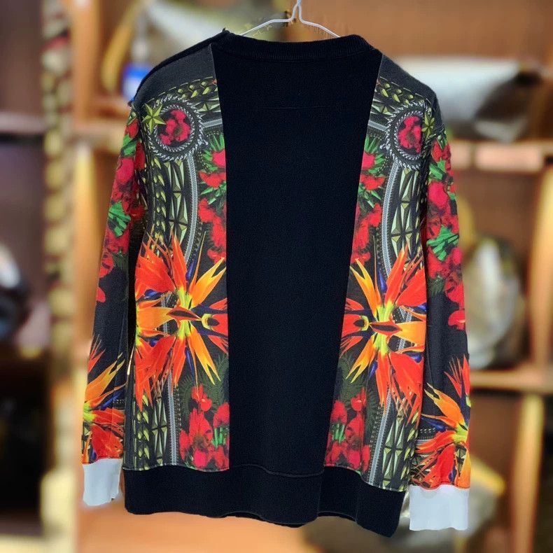 Givenchy Givenchy Men's Floral Print Sweatshirt - dmc Size US S / EU 44-46 / 1 - 2 Thumbnail