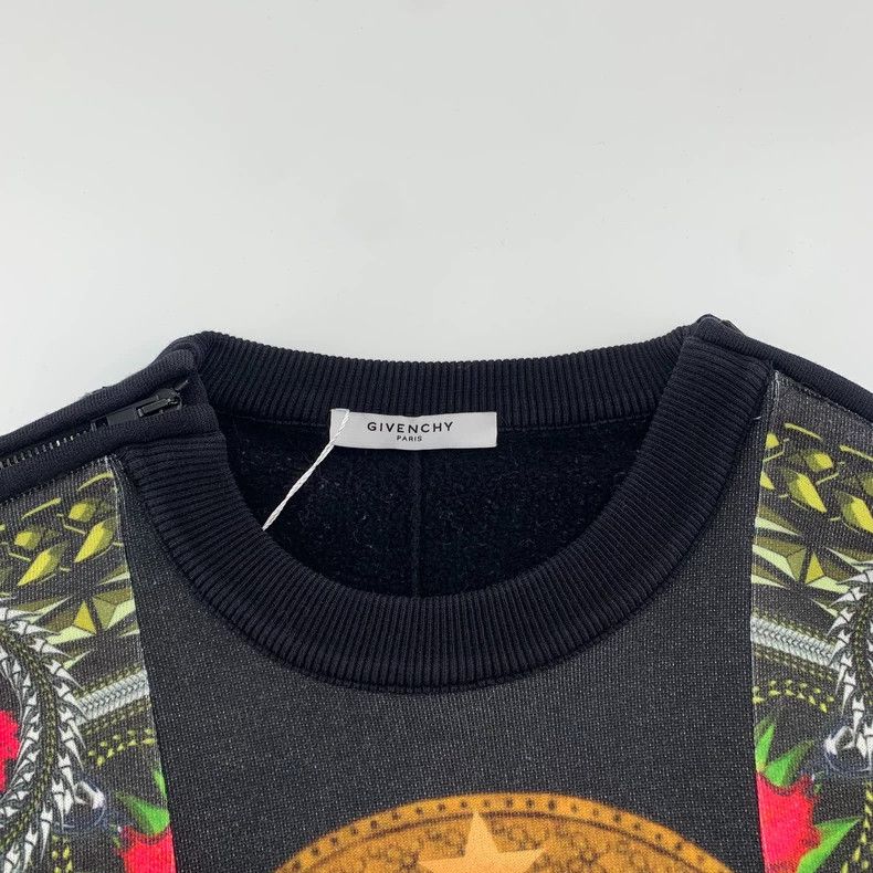 Givenchy Givenchy Men's Floral Print Sweatshirt - dmc Size US S / EU 44-46 / 1 - 4 Thumbnail