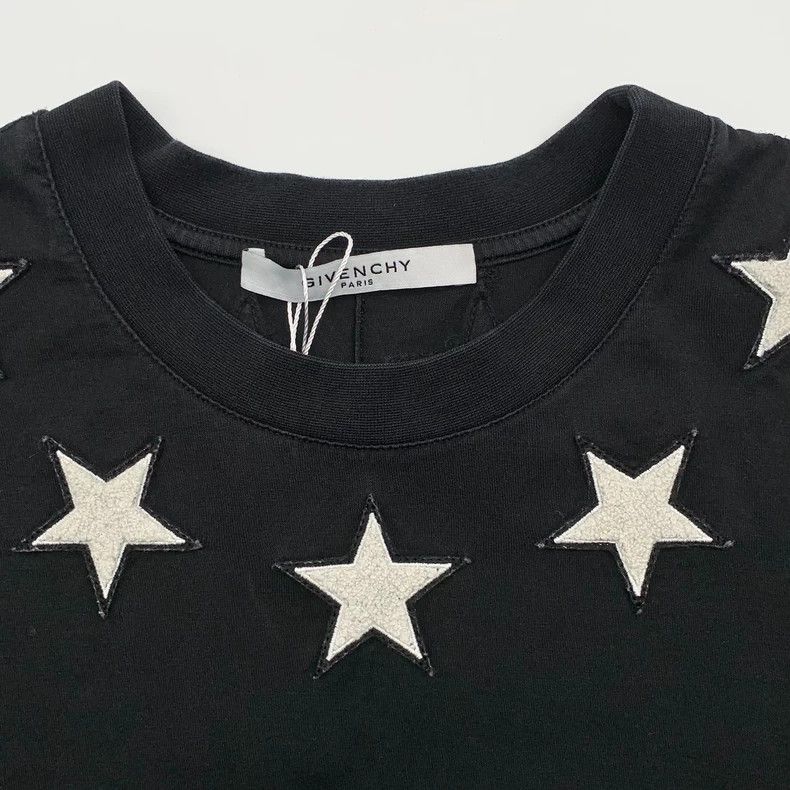 Givenchy Givenchy Men's Black Star Print T-Shirt - dmc Size US XS / EU 42 / 0 - 4 Thumbnail