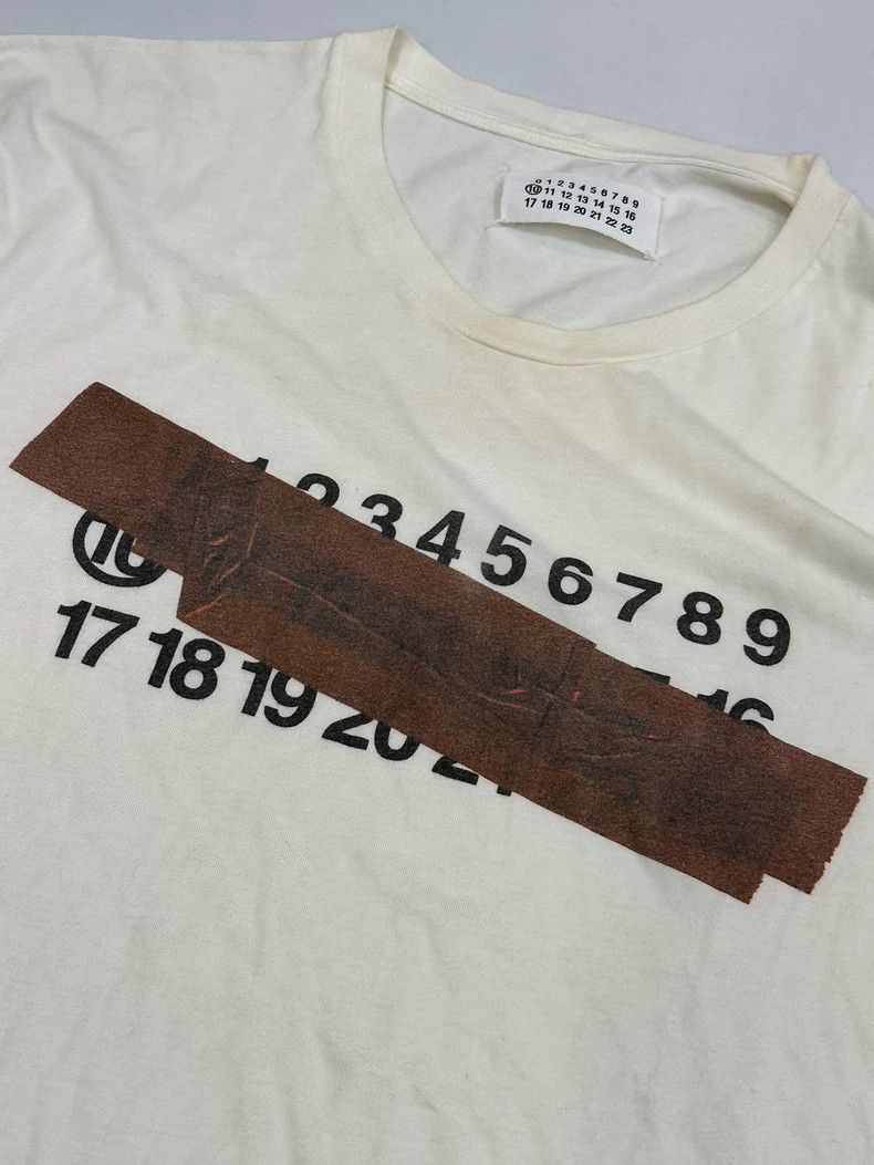 Maison Margiela Maison Margiela MM6 Archive Tape T-Shirt - dmc Size US M / EU 48-50 / 2 - 2 Thumbnail