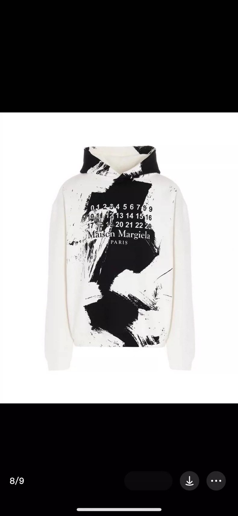Maison Margiela Maison Margiela Ink Splatter Hoodie - dmc Size US L / EU 52-54 / 3 - 7 Thumbnail