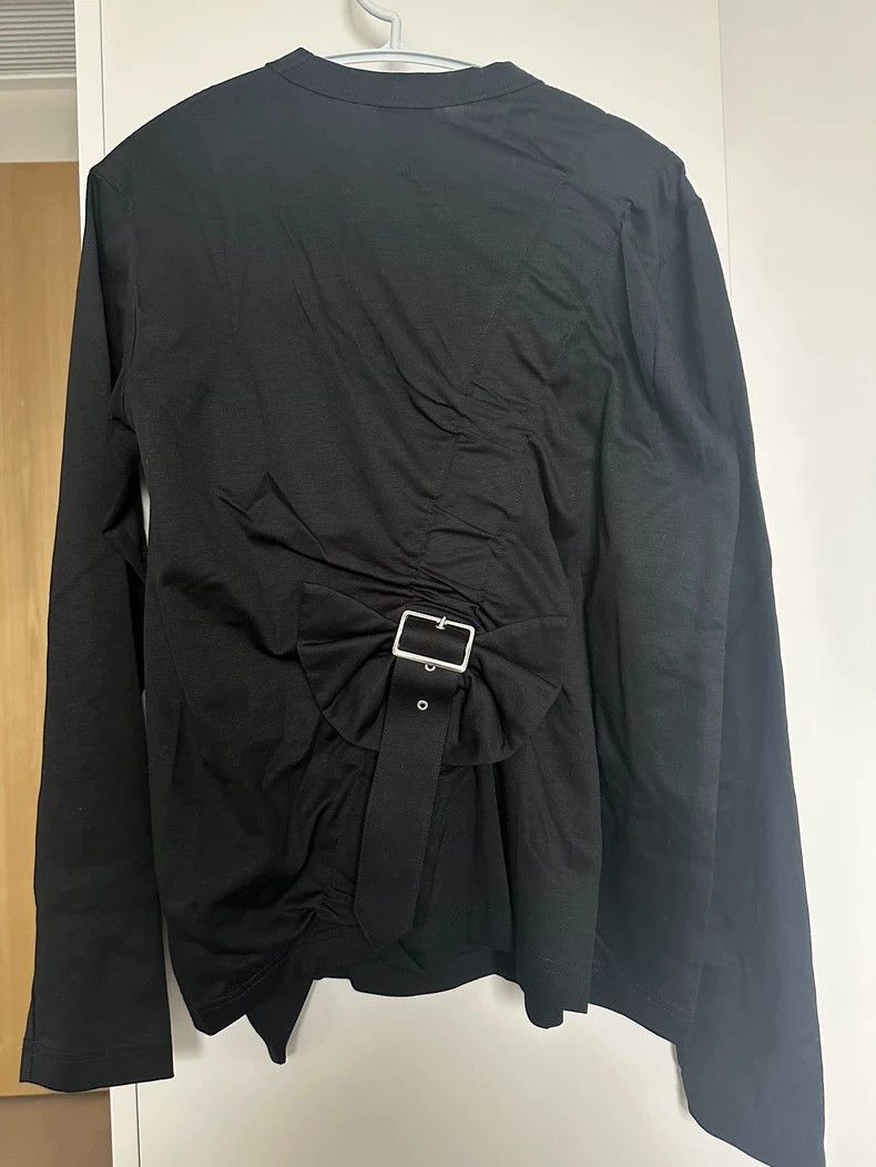 Comme des Garcons CDG Noir Bow Tie Long Sleeve Tee - dmc Size US M / EU 48-50 / 2 - 3 Thumbnail