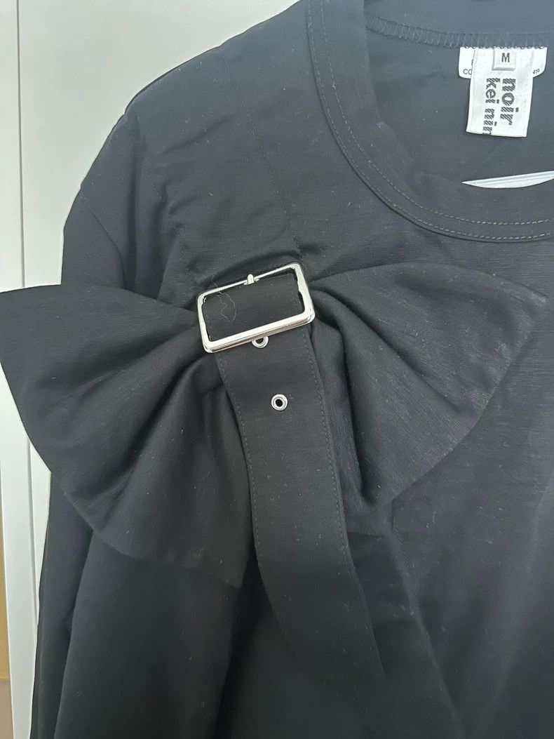 Comme des Garcons CDG Noir Bow Tie Long Sleeve Tee - dmc Size US M / EU 48-50 / 2 - 4 Thumbnail
