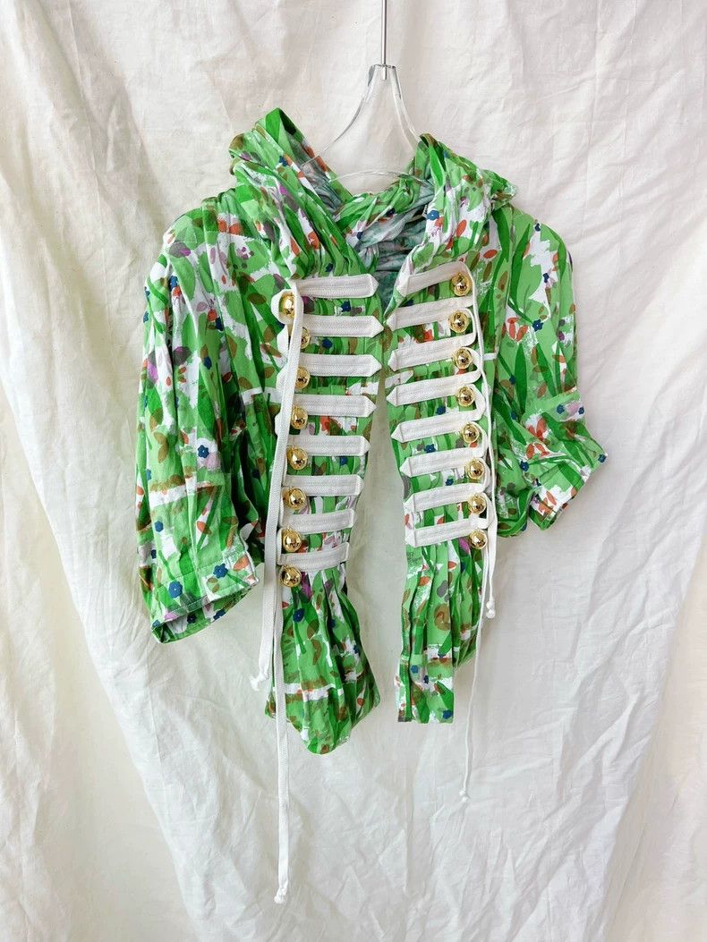 Comme des Garcons CDG Tao Deformed Knight Button Print Top - dmc Size US M / EU 48-50 / 2 - 3 Thumbnail