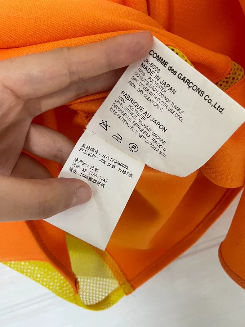 Junya Watanabe CDG Junya Watanabe Orange Paneled Top - dmc Size US XS / EU 42 / 0 - 4 Thumbnail