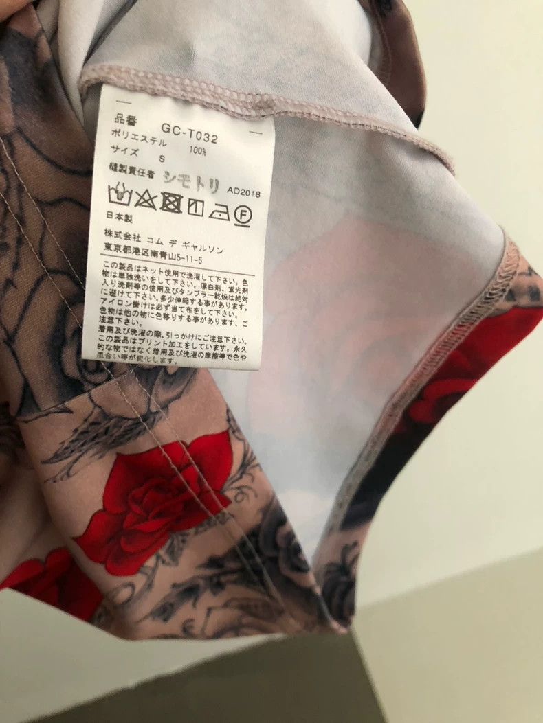 Comme des Garcons Comme des Garçons Rose Tattoo Long Sleeve Top - dmc Size US S / EU 44-46 / 1 - 6 Thumbnail