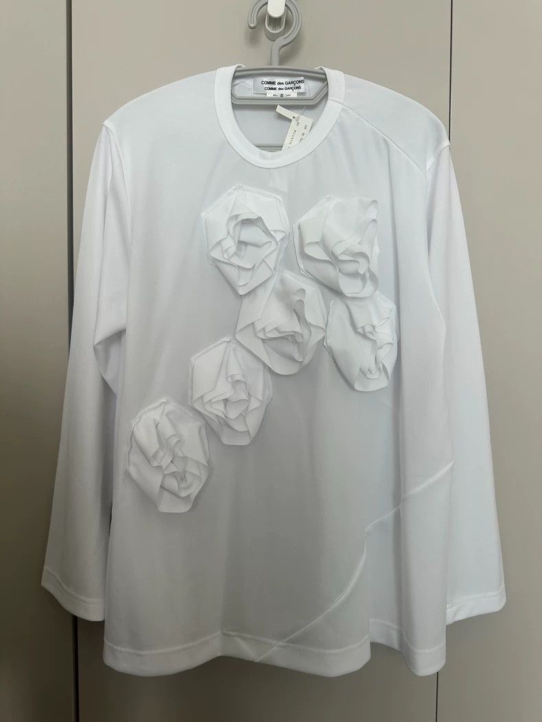 Comme des Garcons CDG COMCOM 23AW 3D Flower Long-Sleeve T - dmc Size US S / EU 44-46 / 1 - 5 Thumbnail