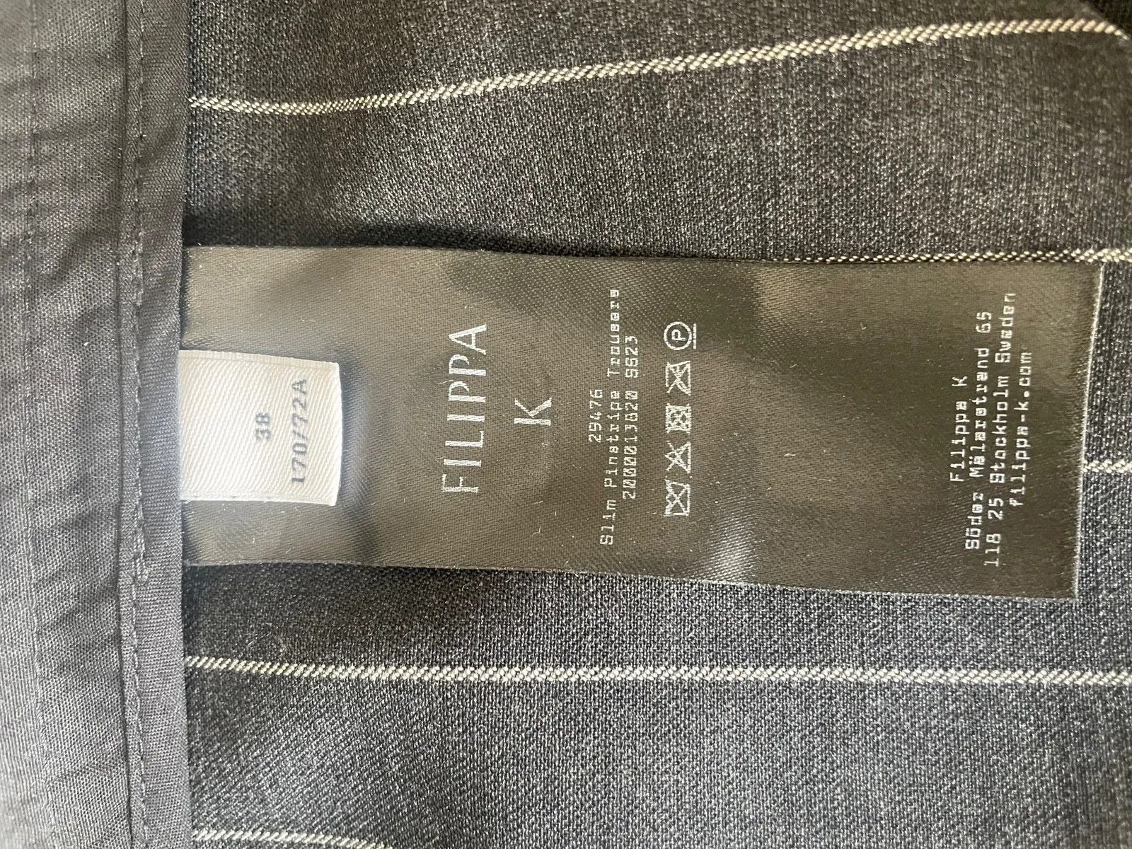 Filippa K Filippa K Slim Pinstripe Trousers Pants Size 27" / US 4 / IT 40 - 3 Thumbnail