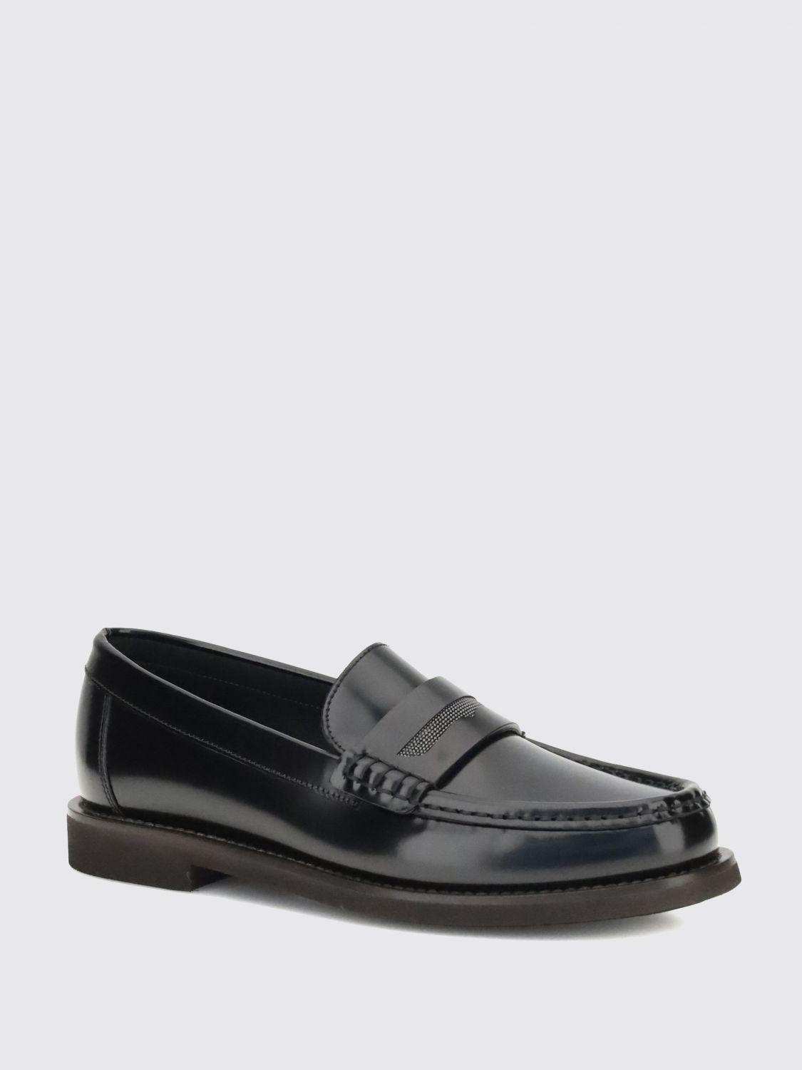 Brunello Cucinelli Brunello Cucinelli Loafers Woman Black Size US 5.5 / IT 35.5 - 2 Thumbnail