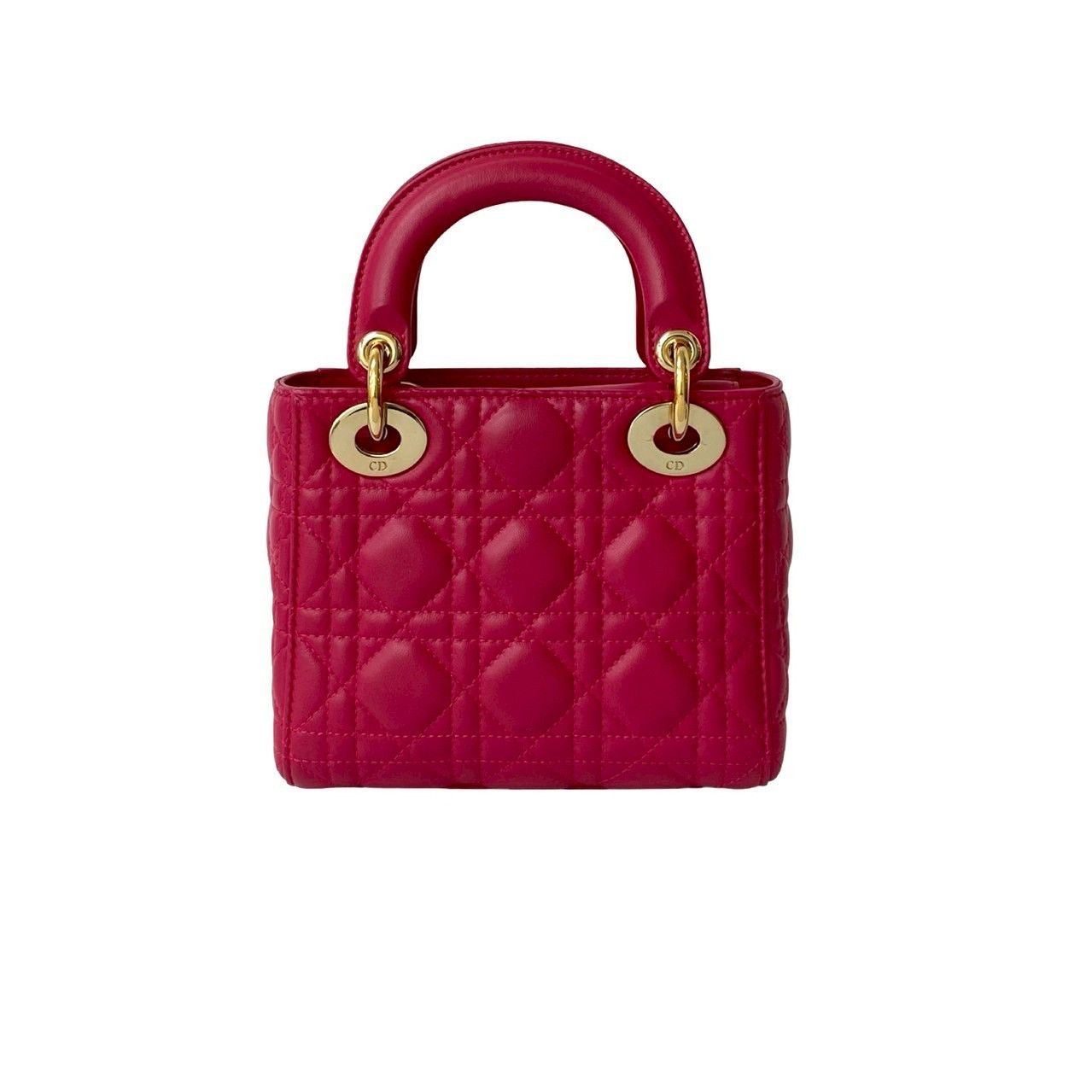 Dior Christian Dior Lady Dior Leather 2way Bag Leather Shoulder Bag