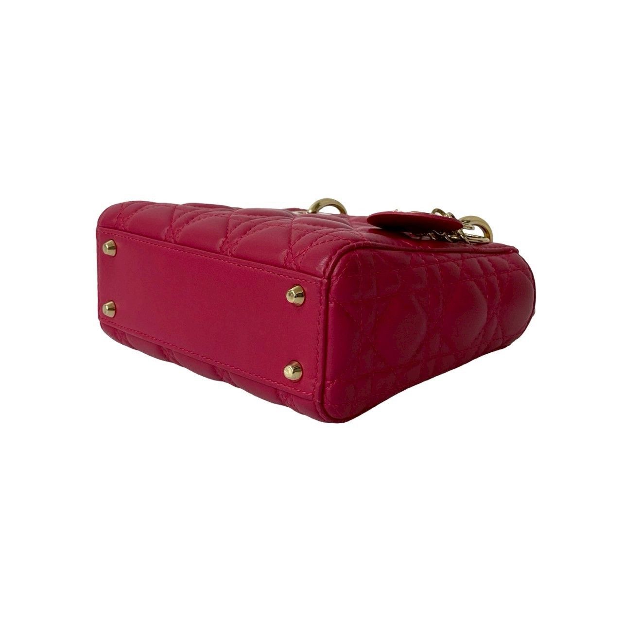 Dior Christian Dior Lady Dior Leather 2way Bag Leather Shoulder Bag