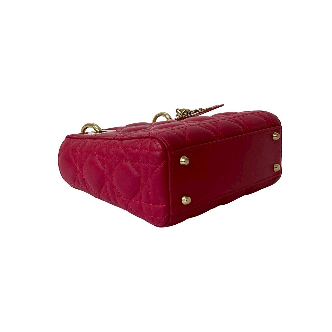 Dior Christian Dior Lady Dior Leather 2way Bag Leather Shoulder Bag