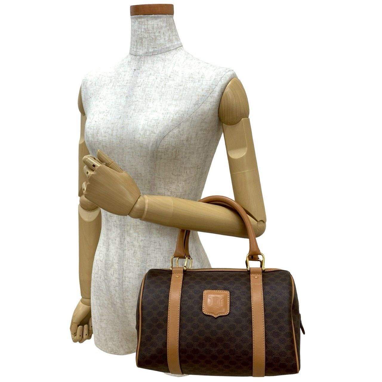 Celine Celine Celine Macadam Blazon Trionphe PVC Handbag Leather Handbag Size ONE SIZE - 3 Thumbnail