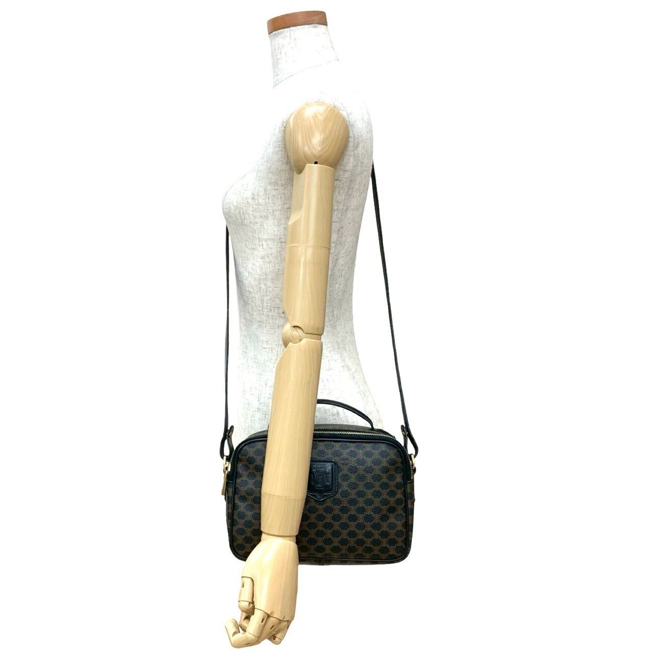Celine Celine Celine Macadam Blazon Leather Shoulder Bag Leather Shoulder Bag Size ONE SIZE - 3 Thumbnail