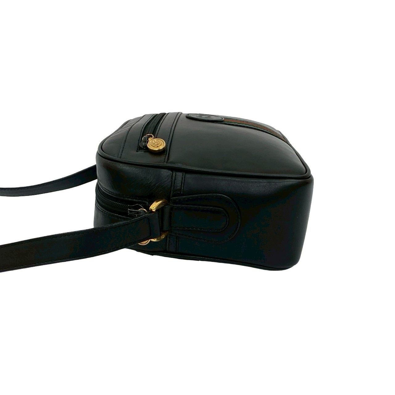 Gucci Gucci Gucci Old Gucci GG Logo Leather Shoulder Bag Leather Shoulder Bag Size ONE SIZE - 6 Thumbnail
