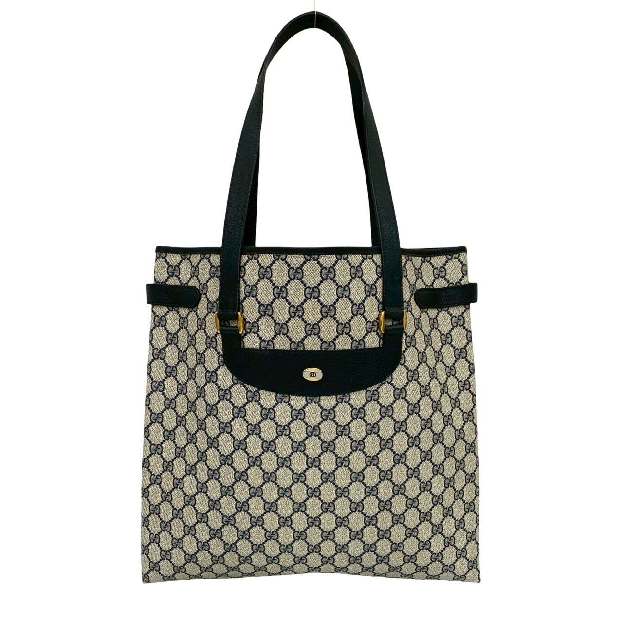 Gucci Gucci Gucci Old Gucci GG Logo Leather 2way Bag Leather Tote Bag Size ONE SIZE - 2 Thumbnail