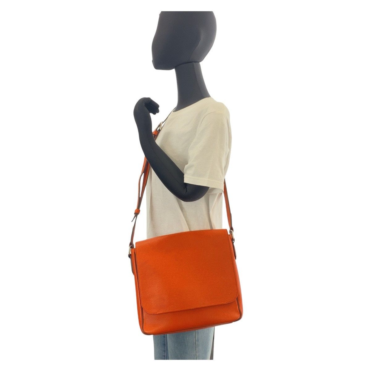 Louis Vuitton Louis Vuitton Louis Vuitton Roman PM Taiga Shoulder Bag Leather Crossbody Bag M30618 DUTY FREE for USA Size ONE SIZE - 9 Thumbnail