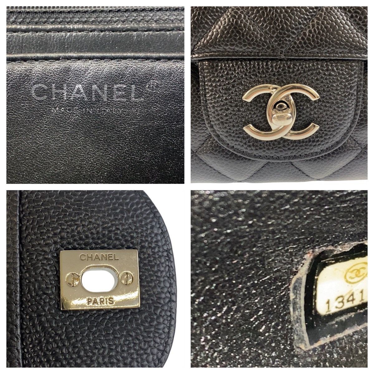 Chanel Chanel Chanel Matelasse34 Caviar Skin Chain Shoulder Bag Leather Shoulder Bag Size ONE SIZE - 4 Thumbnail