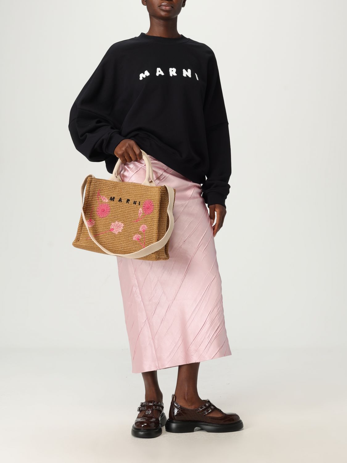 Marni Marni Tote Bag Woman Beige Size ONE SIZE - 2 Thumbnail