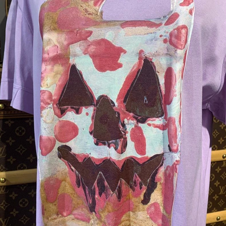 Givenchy GIVENCHY Purple Graphic Short Sleeve T-shirt - dmc Size US XS / EU 42 / 0 - 4 Thumbnail