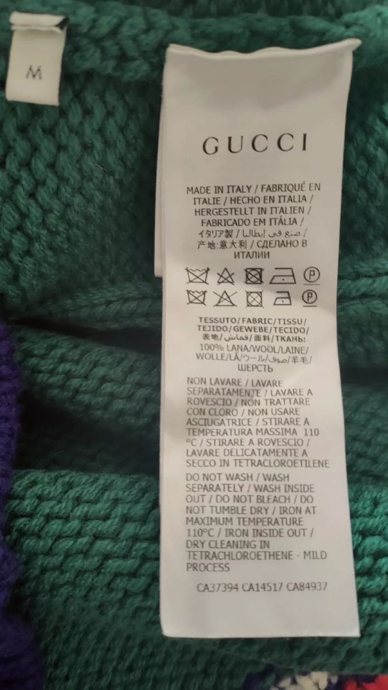 Gucci Gucci Green Wool V-Neck Sweater - dmc Size US M / EU 48-50 / 2 - 4 Thumbnail