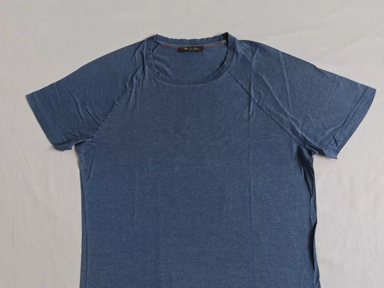 Loro Piana Loro Piana Men's Short Sleeve T-Shirt - dmc Size US L / EU 52-54 / 3 - 2 Thumbnail