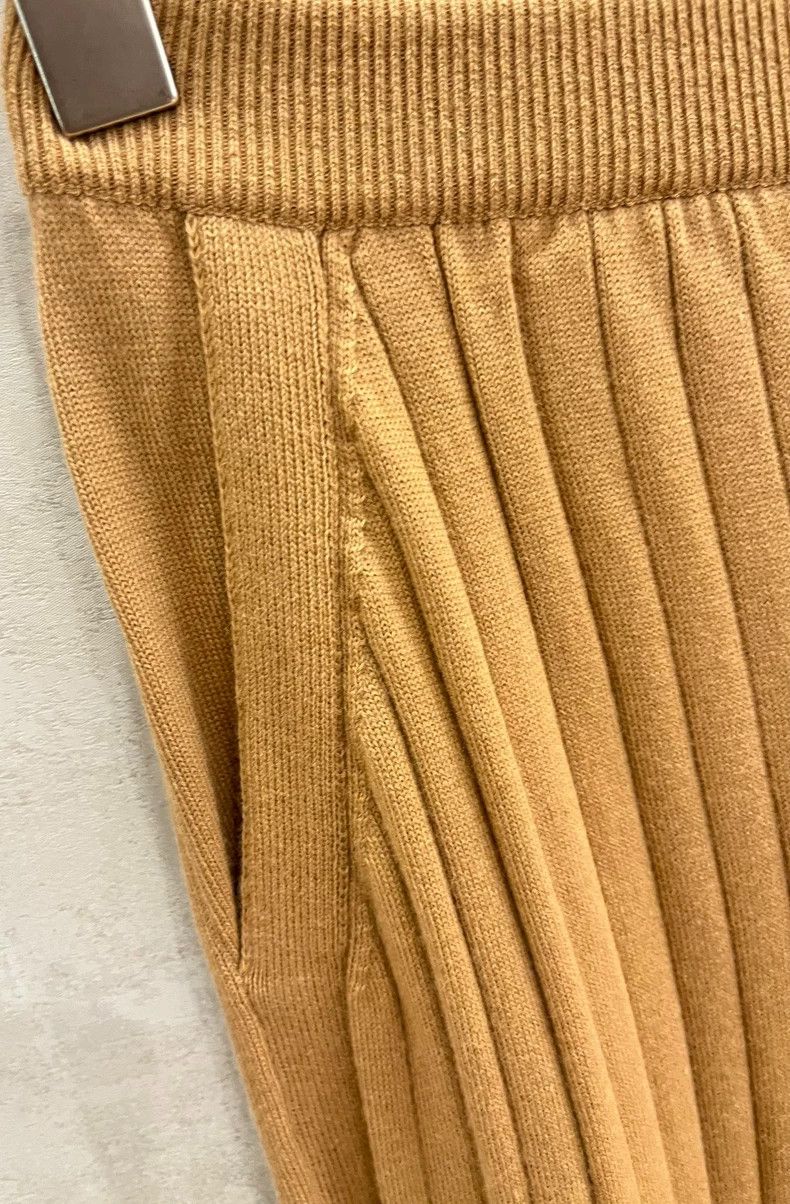 Loro Piana Loro Piana Camel Cashmere Wide-Leg Pants - dmc Size US 31 - 2 Thumbnail
